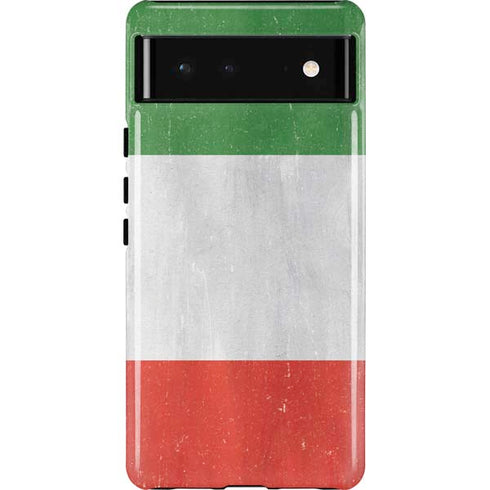 Italy Flag Distressed Google Pixel 6 Case